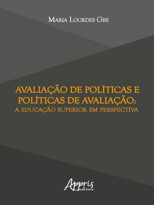 cover image of Avaliação de Políticas e Políticas de Avaliação